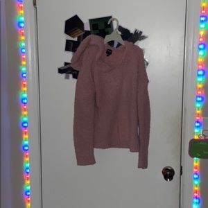 Plush sweater hoodie